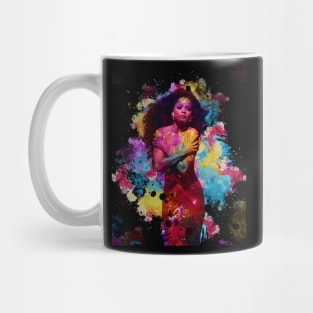 DIANA ROSS ~ Watercolor Illustration Mug